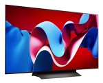 Телевизор LG OLED48C41LA, 48" UHD OLED evo, 4K (3840 x 2160), DVB-C/T2/S2, Full Cinema Screnn, Alpha 9 AI 4K Gen7, 144Hz, ThinQ AI, HDR10, VRR, NVIDIA G-SYNC, AMD FreeSync, Dolby Vision, Dolby Atmos, Wi-Fi, Bluetooth, HDMI, USB, Airplay 2, Multi View, Met