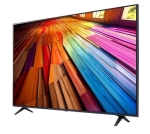 Телевизор LG 55UT80003LA, 55" 4K UltraHD TV 4K (3840 x 2160), DVB-T2/C/S2, webOS 24 Smart TV, ThinQ AI, Alpha 5 AI 4K Gen7, WiFi, HDR10 pro, HLG, ALLM/HGiG, AI Upscaling, AI Sound(Virtual 9.1.2 Up-mix), AirPlay, Quick Card, HDMI eARC, CI, LAN, USB, Blueto