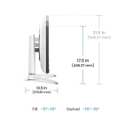 Монитор BenQ MOBIUZ EX271Q 27", IPS, 180Hz, 1ms, 2560x1440 2K QHD, HDR400, Gaming Monitor, Color Vibrance, Light Tuner, FreeSync Premium, KVM, Console Mode, B.I.+, LBL, 400 nits, 1000:1, HDMI, DP, USB C wDP alt. 65W PD, Speaker 2.5W x2,  6kg. WHITE