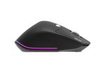 Мишка Acer Easy Fit Wireless Mouse,RF 2.4 GHz dongle, Bluetooth 5.0, Wired, 6 buttons, DPI 4000, 122 g, Black with RGB strip