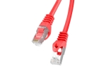 Кабел Lanberg patch cord CAT.6 FTP 1m, red