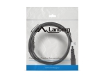 Кабел Lanberg extension power supply cable IEC 320 C13 -> C14 1.8m VDE, black