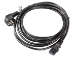 Кабел Lanberg CEE 7/7 -> IEC 320 C13 power cord 5m VDE, black