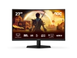 Монитор AOC C27G42E, 27" Curved 1500R, VA, WLED, 1920x1080@180Hz, 1ms GtG, 0.5ms MPRT, 300cd m/2, 3000:1, 80M:1 DCR, Adaptive Sync, FlickerFree, Low Blue Light, 2Wx2, Tilt, 2xHDMI, DP