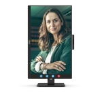 Монитор AOC Q27P3CW, 27" IPS WLED, 2560x1440@75Hz, 4ms GtG, 350cd/m2, 1000:1, DCR 20M:1, AdaptiveSync, FlickerFree, Low Blue Light, 5Wx2, Tilt, Height Adjust, Pivot, Swivel, 2xHDMI, DP, USB hub