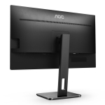Монитор AOC Q27P2Q, 27" IPS WLED, 2560x1440@75Hz, 4ms GtG, 300cd m2, 1000:1, DCR 50M:1, FlickerFree, Low Blue Light, 2Wx2, Tilt, Height Adjust, Pivot, Swivel, D-SUB, HDMI, DP, USB hub