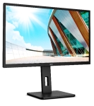 Монитор AOC Q32P2, 31.5" IPS WLED, 2560x1440@75Hz, 4ms GTG, 250cd/m2, 1000:1, 50M:1 DCR, Adaptive Sync, FlickerFree, Low Blue Light, 3Wx2, Tilt, Height Adjust, Pivot, Swivel, 2xHDMI, DP, USB hub