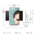 Монитор BenQ GW3290QT 32" IPS, 5ms, QHD 2560x1440, 75Hz, 99% sRGB, Eye Rem.,Eye-CareU, Flicker-free, LBL, B.I. Gen2, ePaper, 1000:1, 20M:1 DCR, 8 bit, 350cd/m2, HDMI, DP, USB-C 60W, Daisy Chain, 3xUSB 3.2, 2Wx2, HAdj.110mm, Headph.jack, Line In,Tilt, VESA