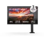 Монитор LG 32UN880K-B, 31.5" UltraFine Ergo 4K, IPS AG, DCI-P3 95%, 5ms, 350 cd/m2, 1000:1, 3840x2160, HDR 10, USB Type-C 60W, USB, HDMI, DisplayPort, AMD FreeSync, Speaker 5Wx2, LG Switch, Reader Mode, Tilt/Height/Swivel/Pivot/ Extend/Retract, Black