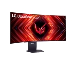 Монитор LG 45GS95QE-B, 44.5" Ultragear OLED 0.03ms (GtG), 21:9 Curved Gaming WQHD+ (3440x1440), 240HZ, 1500000:1, 1300 cd/m2, DCI-P3 98%, AMD FreeSync, NVIDIA G-Sync, VRR, HDR 400 ,PBP&PIP, USB Down/Up-stream, HDMI, DisplayPort, Tilt, Black