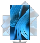 Монитор Dell P2725QE, 27" 4K UHD LED, IPS Anti-Glare, 5ms, 100 Hz, 1500:1, 350 cd/m2, (3840x2160), 99% sRGB, USB-C Hub, 3x USB 5Gbps Type-A, HDMI, Display Port, Power Delivery 90w, RJ45, Height Adjustable, Pivot, Swivel, Tilt, Black