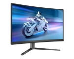 Монитор Philips Evnia 27M2C5200W, 27" Curved 1500R VA, 1920x1080@280Hz, 1ms GtG, 0.3ms MPRT, 300 cd/m2, 4000:1, Mega Infinity DCR, Adaptive sync, FlickerFree, LowBlue Mode, Tilt, Height Adjust, Swivel, 2x HDMI, DP