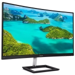 Монитор Philips 325E1C/00, 31.5", Curved 1500R, VA, WLED, 2560x1440@75Hz, 4ms GTG, 250cd/m2, 3000:1, Mega Infinity DCR, FreeSync/Adaptive Sync, FlickerFree, Low Blue Mode, Tilt, D-SUB, HDMI, DP