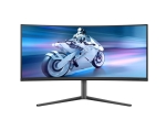 Монитор Philips Evnia 34M2C6500, 34" Curved 1800R QD-OLED, 3440x1440@175Hz, 0.03ms GtG, 1000 nit, 1 000 000:1, Mega Infinity DCR, Adaptive Sync, FlickerFree, LowBlue Mode, Tilt, Height Adjust, Swivel, 2xHDMI, DP, USB hub