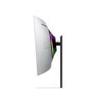 Монитор Samsung LS34DG850, 34'' CURVED Odyssey G8 OLED, 1800R, 175 Hz, 0.1 ms GTG, 21:9, 3440 x 1440, Smart, 2xUSB C, Mini DP, Micro HDMI 2.1, Wi-Fi 5, BT 5.2, Speakers, 178°/178°, Silver