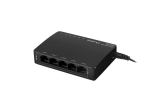 Комутатор Lanberg switch dsp3-1005-60w 5x 1GB poe+ (4 port poe 30w/port max 60w) unmanaged desktop