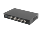 Комутатор Lanberg switch 24x 1GB poe+/2x GB 2x sfp rack 19" gigabit ethernet 360w
