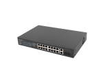 Комутатор Lanberg switch 16x 100mb poe+/2x 1GB/1x sfp unmanaged rack 10" & 19" gigabit ethernet 150w