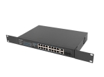 Комутатор Lanberg switch 16x 100mb poe+/2x 1GB/1x sfp unmanaged rack 10" & 19" gigabit ethernet 150w