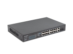 Комутатор Lanberg switch 16x 100mb poe+/2x 1GB/1x sfp unmanaged rack 10" & 19" gigabit ethernet 150w