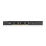 Комутатор Zyxel XGS1935-28HP, 28 Port Lite-L3 Smart Managed PoE Switch, 24x Gigabit PoE and 4x 10G SFP+, hybrid mode, standalone or NebulaFlex Cloud, 375 Watt PoE