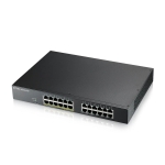 Комутатор ZyXEL GS1915-24E, 24-port GbE Smart hybrid mode Switch, standalone or NebulaFlex Cloud, rackmount, fanless