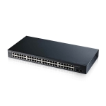 Комутатор ZyXEL GS1900-48 v2, 48-port GbE L2 Smart Switch, rackmount