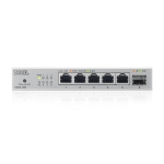 Комутатор ZyXEL XMG-105 5 Ports 2,5G + 1 SFP+ MultiGig unmanaged Desktop Switch