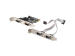 Мрежова карта Lanberg extension card PCI-express 4x com + low profile bracket