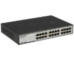 Комутатор D-Link 24-Port 10/100/1000Mbps Copper Gigabit Ethernet Switch, rack mountable