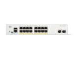 Комутатор Cisco Catalyst 1300 16-port GE, PoE, 2x1G SFP