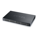Комутатор Zyxel XGS1935-52, 52 Port Lite-L3 Smart Managed Switch, 48x Gigabit Copper and 4x 10G SFP+, hybrid mode, standalone or NebulaFlex Cloud