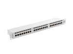 Пач панел Lanberg patch panel 24 port 1U CAT.6 shielded, grey