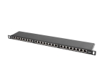 Пач панел Lanberg patch panel 24 port 0.5U CAT.6 shielded, black