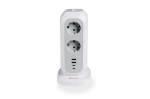 Разклонител Verbatim EUPT-01 EU Power Tower 11 AC with 2 x USB-C / 2 x USB-A