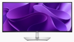 Монитор Dell P3425WE, 34.1" Curved, WQHD AG, IPS, 100 Hz, 21:9, 5ms, 1500:1, 300 cd/m2, (3440x1440 ), 99% sRGB, HDMI, DP, USB-C PD of up to 90W, USB-C Hub, RJ45, PIP, PBP, Height Adjustable, Swivel, Slant, Tilt, Black