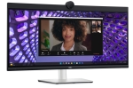 Монитор Dell P3424WEB, 34" Curved Video Conferencing, WQHD AG, IPS, 21:9, 5ms, 1000:1, 300 cd/m2, (3440x1440 ), 99% sRGB, HDMI, DP, USB-C, USB 3.2 hub, RJ45, ComfortView Plus, Height Adjustable, Swivel, Tilt, Black