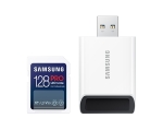 Памет Samsung 128GB SD Card PRO Ultimate with USB Reader, U3, V30 , Read 200MB/s - Write 130MB/s