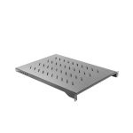 Аксесоар Lanberg 19" fixed shelf 1U / 483x750mm, max load capacity up to 25 kg, black