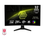 Монитор MSI MAG 32CQ6F, 31.5, 180Hz, 0.5ms, Rapid VA, WQHD 2560x1440, Curve 1500R, AG, Adaptive-Sync, DisplayHDR 400, CONSOLE MODE, AI Vision, LBL, 3500:1, DCR 100M:1, 1x DP(1.4), 2x HDMI (2.0b), 1 x Headphone Out, Tilt, VESA, Frameless, 4.8 kg