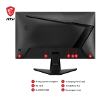 Монитор MSI G255F, 24.5", Rapid IPS, 180Hz, 1ms, 1920x1080 FHD, Anti-glare, Adaptive-sync, Night Vision, Frameless, Anti-Flicker, Less Blue Light, 300 nits, 1000:1, 100M:1, 1x Display Port (1.2a), 2x HDMI (2.0b), Headphone out, Tilt, FRAMELESS, 3.24 kg