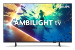 Телевизор Philips 55PUS8010/12, 55" 4K UHD LED, 3840x2160p, 60Hz, DVB-T/T2/T2-HD/C/S/S2, 60Hz, Ambilight 3, Pixel Precise UHD, HDR+, Titan OS, Dolby Atmos & DTS:X, 3*HDMI, 2*USB, VRR, 802.11ac, BT 5.2, 20W RMS, Black