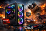 LEADER Game Starter 2.0, Ryzen 5 5600, 16GB DDR4, Radeon RX 580 8GB GDDR5, SSD: 512GB
